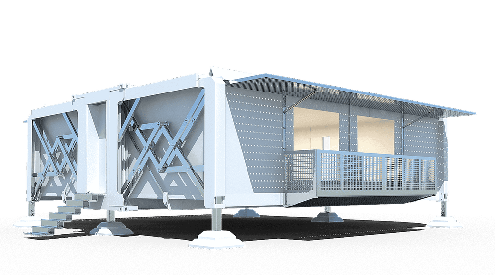 Engineering van modulaire en uitvouwbare ruimtes